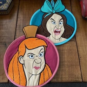 Disney Cinderella step sisters pot holders